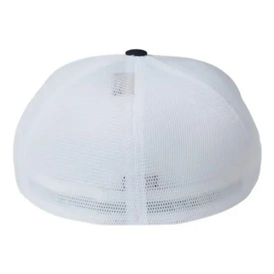 Flexfit&reg; Unipanel Trucker Cap True Navy/ White {2}