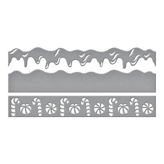 Spellbinders Etched Dies From Candy Christmas By Stamperia-Sweet Borders {3}