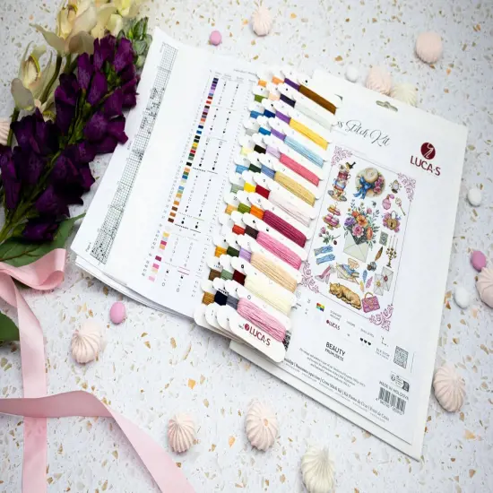 Beauty B7041L Counted Cross-Stitch Kit {4}