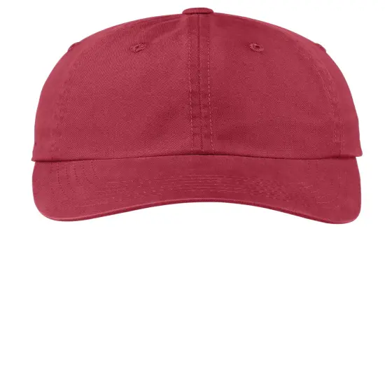 Port Authority&reg; Garment Washed Cap Berry {2}