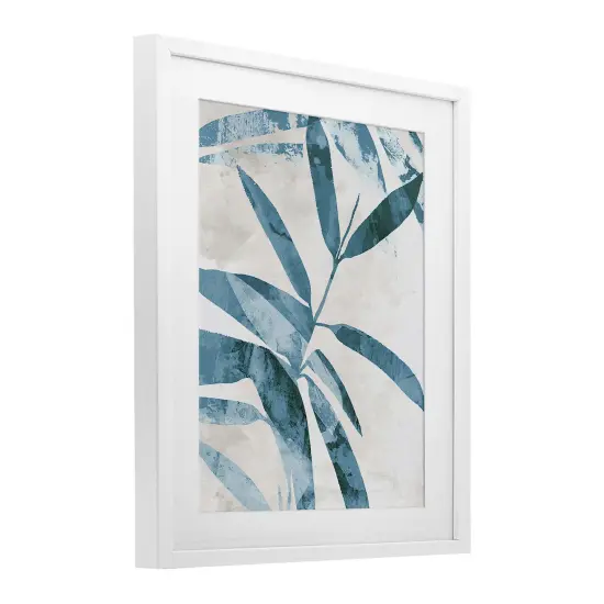 Stupell Industries Blue Twilight Palms Framed Print Under Glass, design by Aoibhne Hogan {3}