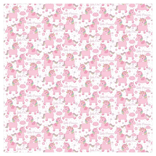 Pack of 3 - Little Birdie Little Miracle Cardstock Pack 12"X12" 12/Pkg-Baby Girl {4}