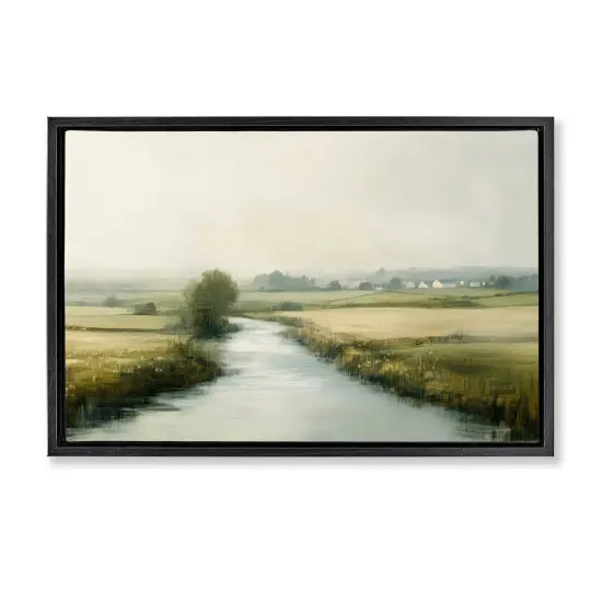 Stupell Industries Mirror Of Calm Landscape Floating Frame, design by Novae {1}