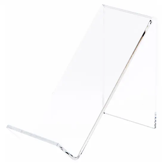 Plymor Clear Acrylic Cell Phone Display Stand / Easel, 2.5" W x 5" D x 4.5" H {1}