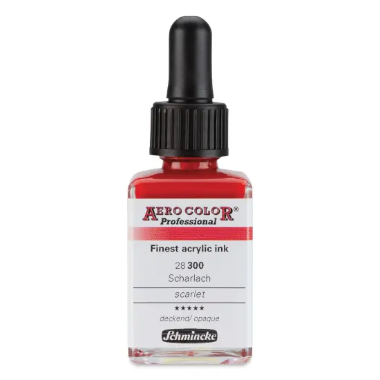 Schmincke Aero Color Professional Airbrush Color - 28 ml, Scarlet {1}