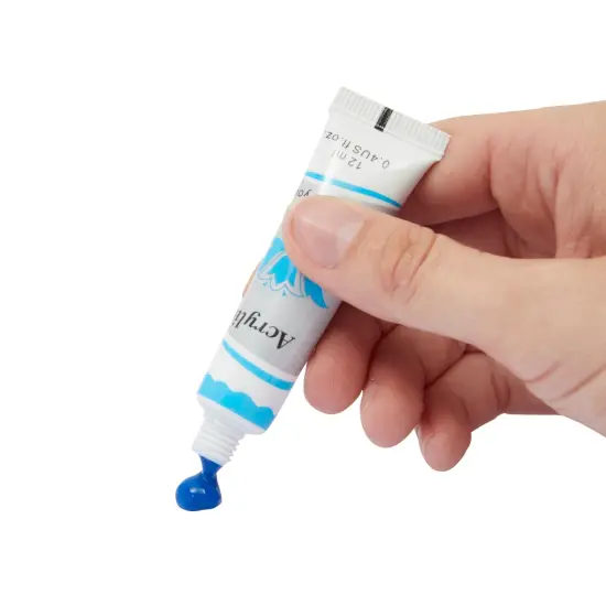 DIY Acrylic Paint Set with Palette Pad, Paints, Brushes, Art Knives (32 Pieces) {6}