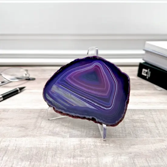 Plymor Clear Acrylic Display Easel, 3.375" H x 3.125" W x 1.875" D {3}