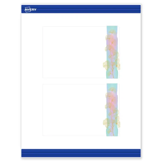 Avery Printable Rectangle Postcards with Sure Feed Technology, Pre-Printed Floral Design, Matte White, 4" x 6", Laser & Inkjet Compatible, 20 Total, Great for Branding, Marketing, and Events {1}