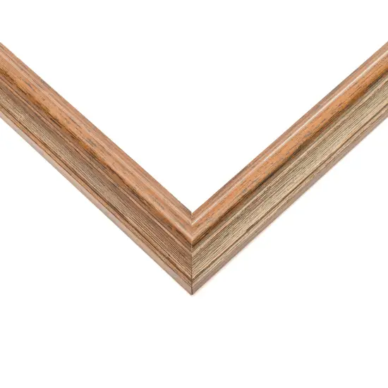 Panoramic Deco Brown Picture Frame - UV Acrylic, Foam Board Backing, Hanging Hardware {3}