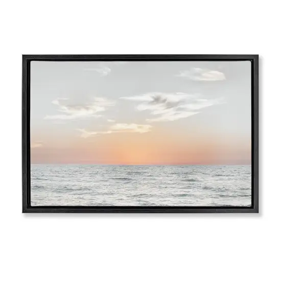 Stupell Industries Dancing Surf Beach Waves Floating Frame, design by Karin Connolly {1}