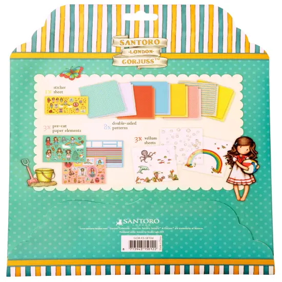 Studio Light Gorjuss Essentials Craft Set-Nr. 04, Paper, Stickers & Vellum {3}