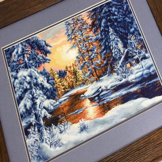 Winter Landscape B477L Counted Cross-Stitch Kit {2}