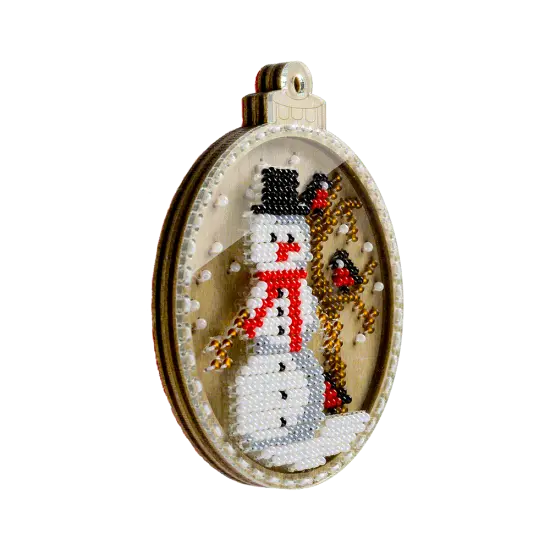 Bead embroidery kit on wood FLK-368 {3}