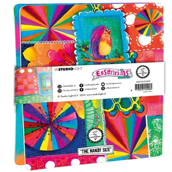 Art By Marlene Essentials Journal 5.70" X 7.48"-Nr. 08, Handy Size {3}