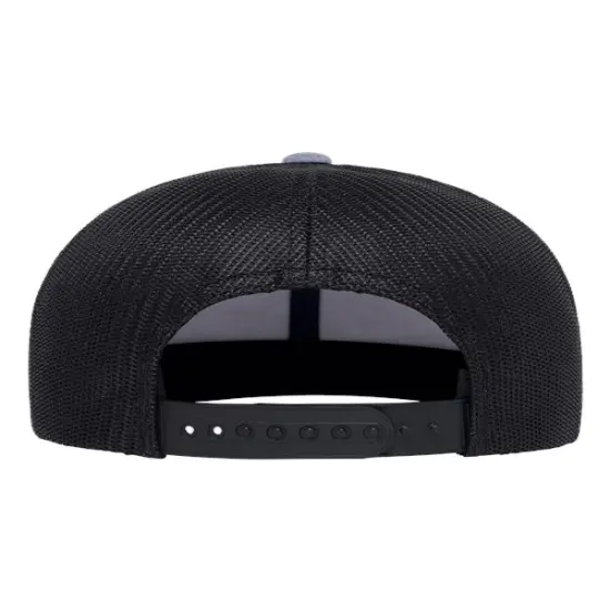 YP Classics&reg; Retro High Profile Trucker Cap H Grey Black {2}