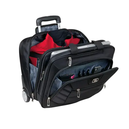 OGIO&reg; Lucin Wheeled Briefcase Black {4}
