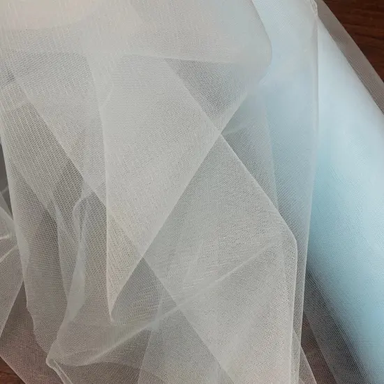 1 Yard 2-Way Stretch Nylon Net Mesh Fabric, 60" Width Lightweight Sheer Mesh for Gowns, Dancewear & Costumes Plum {4}