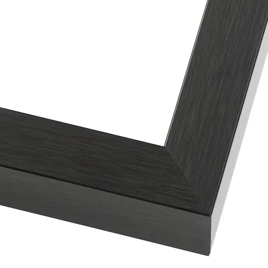 Panoramic Shadow Box 1" Depth Grey Picture Frame - UV Acrylic, Backing, Hanging Hardware {4}