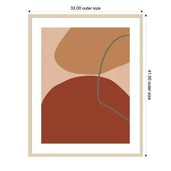 Subtile by Yopie Studio Wood Framed Wall Art Print {3}