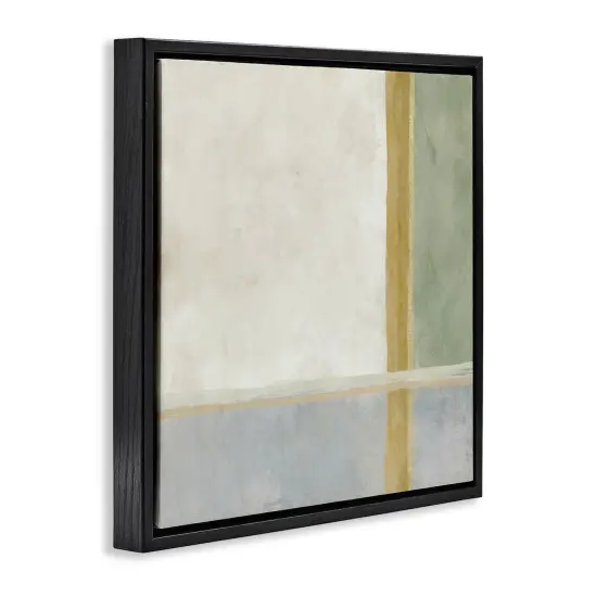 Stupell Industries Neutral Linear Boxes Floating Frame, design by J:L Design {3}