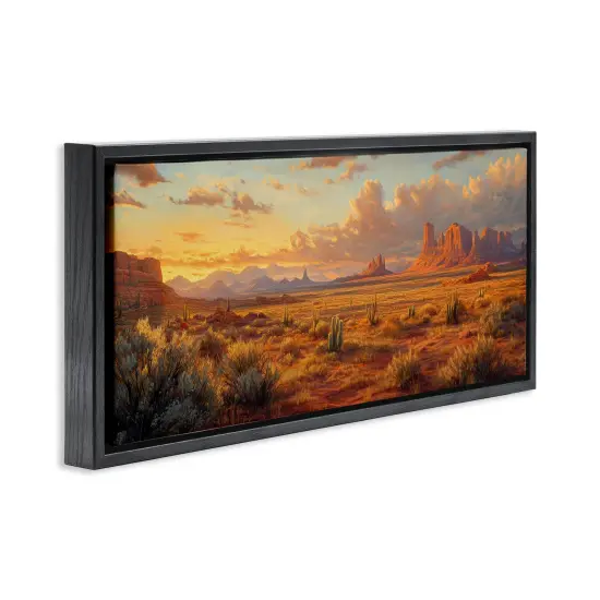 Stupell Industries Distant Plateau Canyon Floating Frame, design by Petal Prints Design {3}