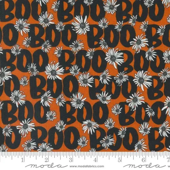 Noir Pumpkin Boo Orange 44"/45" Fabric Per Yard {1}