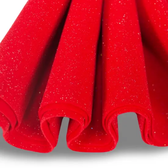 FabricLA Glitter Craft Felt | Acrylic Felt Sparkling Colors |DIY Projects & Creative Crafts | Available in Black, Red, Green, & White {5}