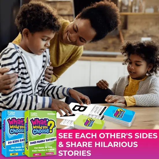 4 Set Trivia Card Game What Would You Choose for Kids {4}