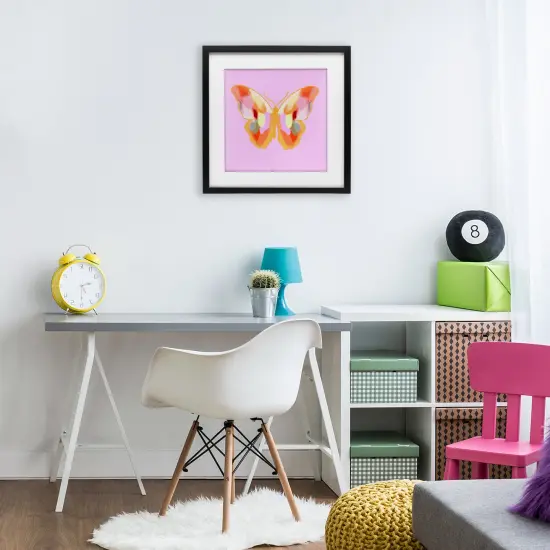 Stupell Industries Bright Painted Butterfly Wings Framed Print Under Glass, design by Ashley Singleton {2}