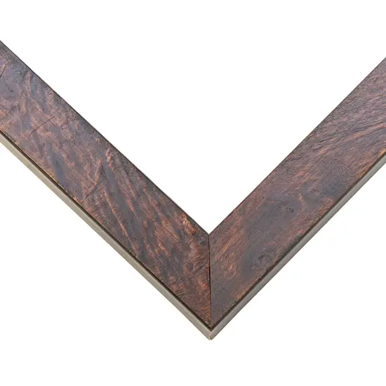 Panoramic Slim Profile Brown Picture Frame - UV Acrylic, Foam Board Backing, Hanging Hardware {4}