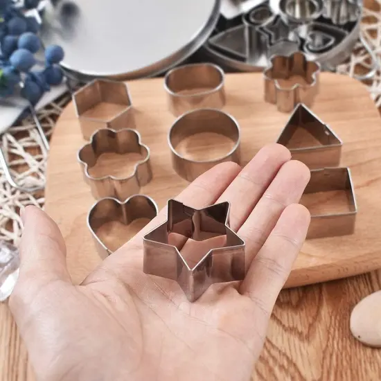 Stainless Steel Mini Cookie Cutter Set 24 Pieces {6}