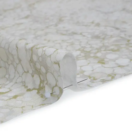 1 Yard Vanilla Cream Bubbles Quilting Cotton Fabric Bliss Collection White Cream Gray 43 inch Width {2}