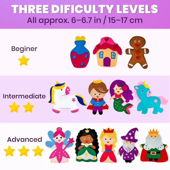 Craft Kits for Kids - 12 Fairy Tale Sewing Kit Basic {5}