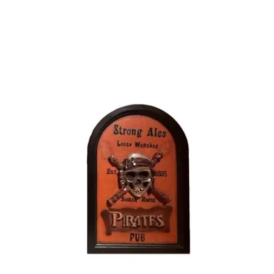 Pirate Wall Decor Pub Sign Statue {1}