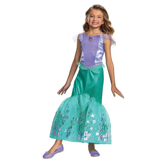 Kids Deluxe Little Mermaid Ariel Costume Toddler, Perfect for Costume Parties Toddler Medium Fits Sizes 3T&ndash;4T {1}