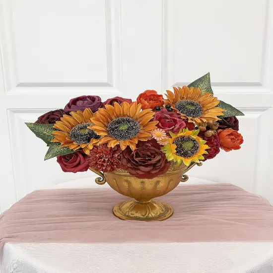 Fall Fake Sunflower Bouquet {5}