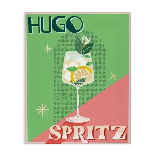 Stupell Industries Hugo Spritz Cocktail Canvas Wall Art Design by Jo Reid {1}