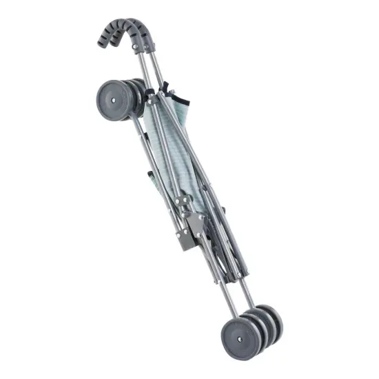 Corolle Umbrella Doll Stroller - Sage Stripe {6}