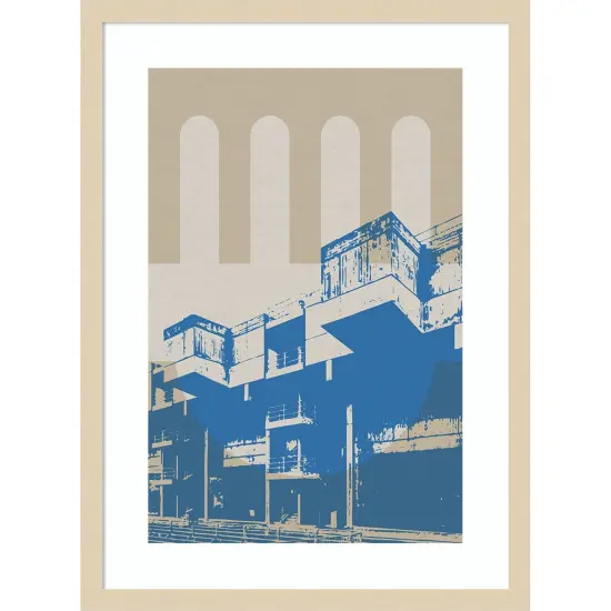 Architecture Iby Gary William Wood Framed Wall Art Print {1}