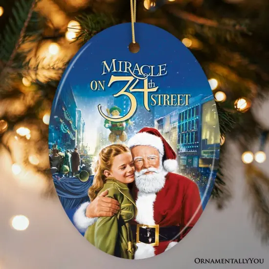Miracle on 34th Street Christmas Ornament, Nostalgic Classic Movie Gift and Tree Decor {2}