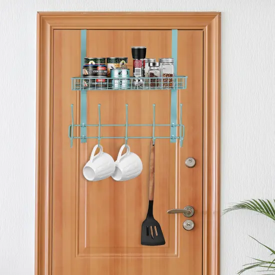 Hat Rack Door Rear Hook Rack Key Hanger Storage Anti-Rust Chrome Finish {4}