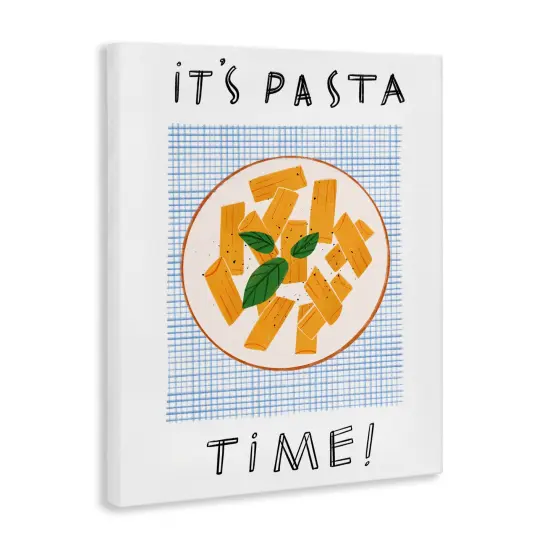Stupell Industries Pasta Time Phrase Canvas Wall Art Design by Marina Astudillo {3}