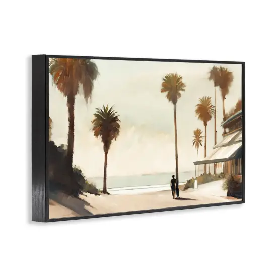 Stupell Industries Tropical Café Del Mar Framed Giclee Wall Art Design by Noah Bay {3}