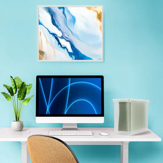 Sorbus Stationery File Box - Binder & Notebook Bin with Lid {5}