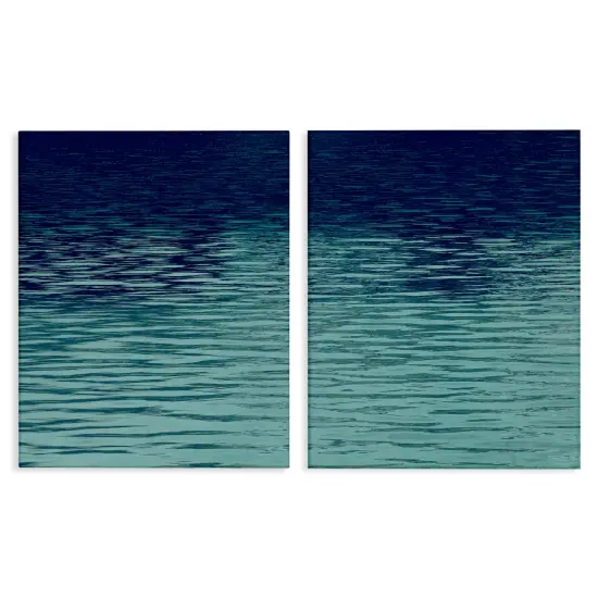 Stupell Industries Soothing Water Ripples 2pc Canvas Wall Art Set Design by Maggie Olsen {1}