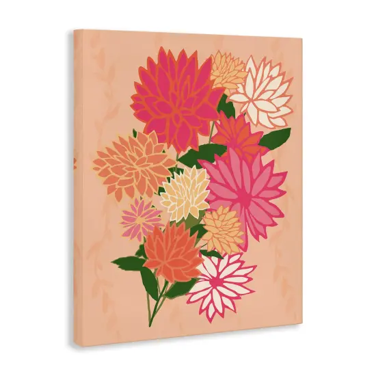 Stupell Industries Dahlia Petal Outlines Canvas Wall Art Design by Michelle Ingari Designs {3}