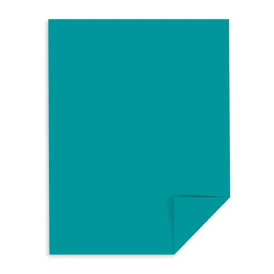 Astrobrights 8 1/2" x 11" 65# Cover Sheets Ream of 250 Terrestrial teal {1}