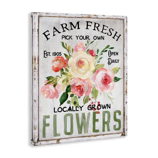 Stupell Industries Pick Your Own Flowers Canvas Wall Art Design by Creatif Belle {3}