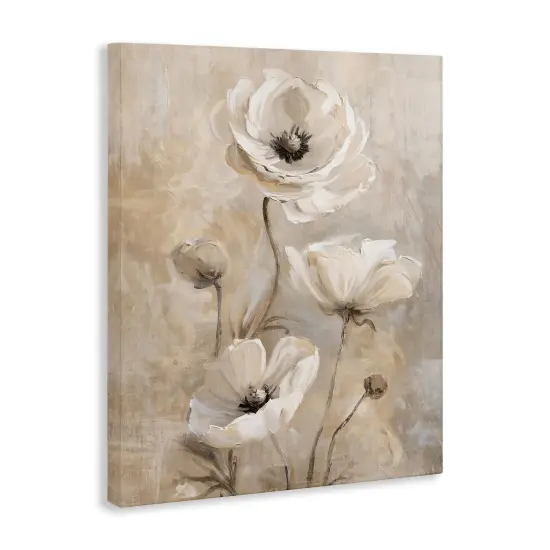 Stupell Industries Natural Beige Poppies Canvas Wall Art Design by Nina Blue {3}