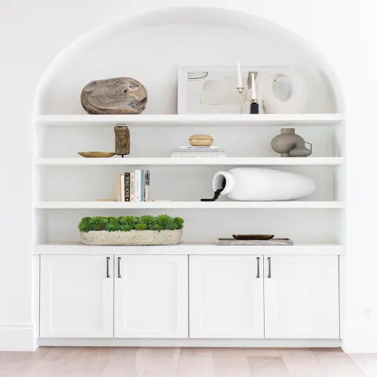 Fake Plants Succulents in Cement Pot Faux Plants Indoor Artificial Succulent Arrangement for Home Office Farmhouse Desk Decoration {4}